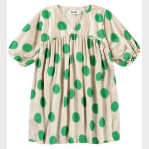 Molo Kjole - Camellia - Green Dots
