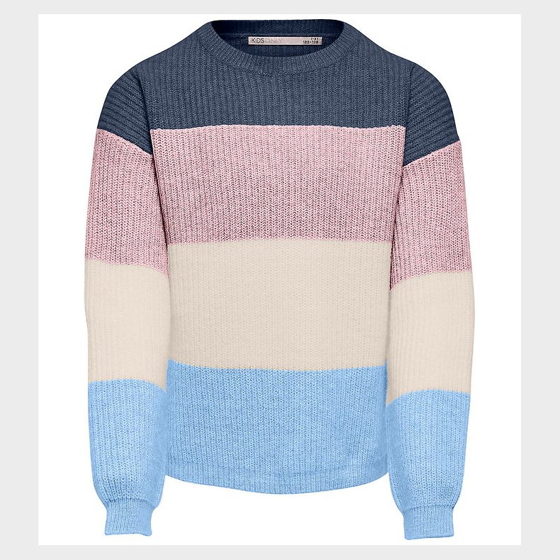 Kids Only Bluse - Strik - Noos - KogSandy - Vintage Indigo