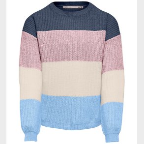 Kids Only Bluse - Strik - Noos - KogSandy - Vintage Indigo