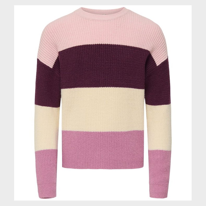 Kids Only Bluse - Strik - Noos - KogSandy - Mauve Wine