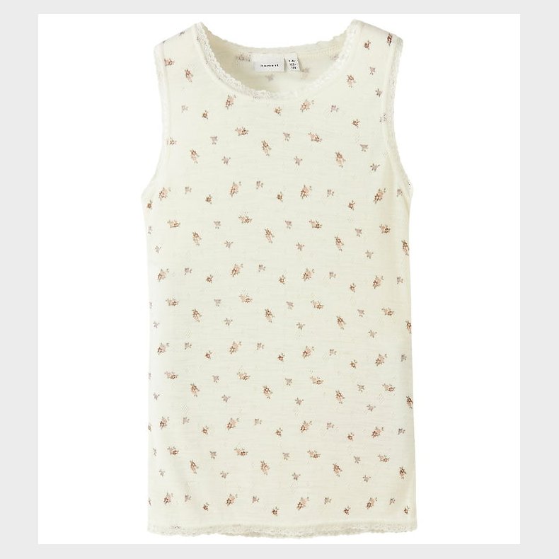 Name It Tanktop - NkfWang - Snow White/Small flowers
