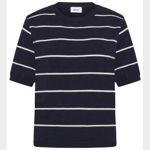 Grunt T-shirt - Strik - GrFerro - Navy Stripe