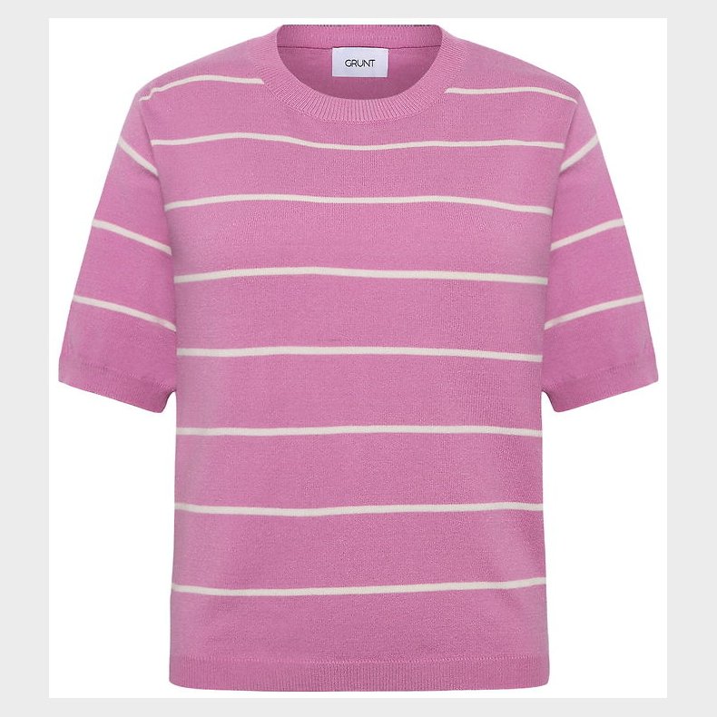 Grunt T-shirt - Strik - GrFerro - Rose Stripe