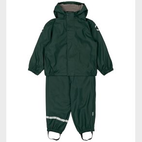 Mikk-Line Regntj m. Fleece/Seler - PU - Recycled - Darkest Spro