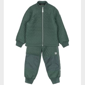 Mikk-Line Termotj m. Fleece - Duvet - Balsam Green