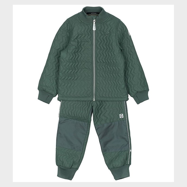 Mikk-Line Termotj m. Fleece - Duvet - Balsam Green