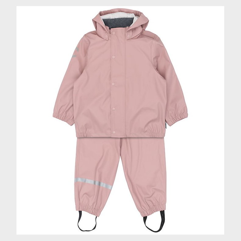 Mikk-Line Regntj m. Fleece - PU - Woodrose