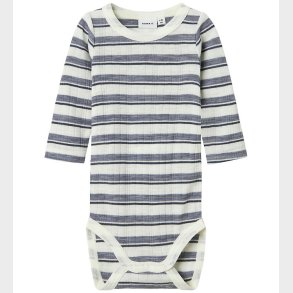 Name It Body l/ - Uld - Noos - NbmWang - Folkstone Gray/Snow Wh