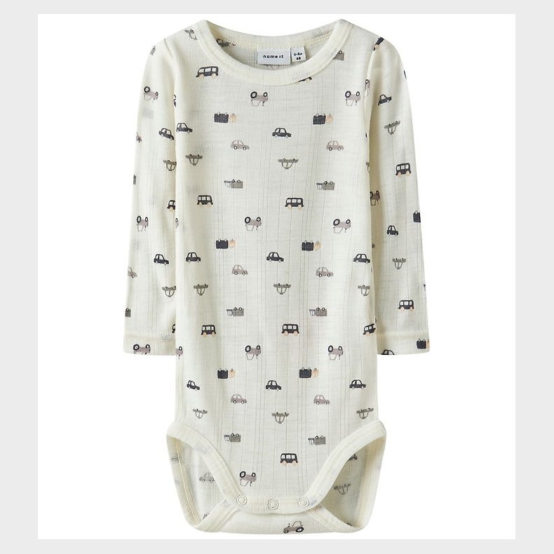 Name It Body l/ - Uld - Noos - NbmWang - Snow White/Small cars