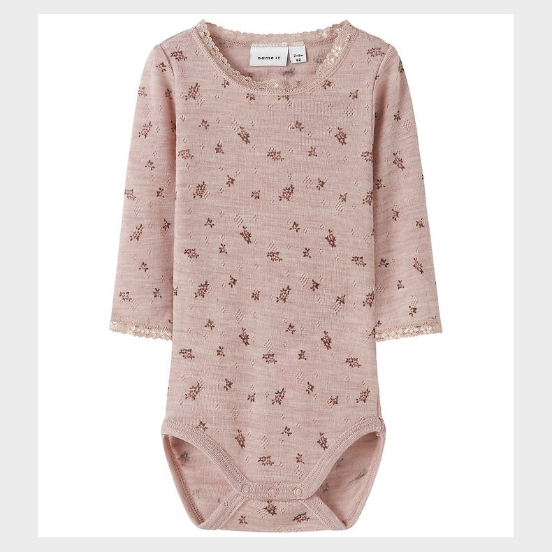 Name It Body l/ - Uld - Noos - NbfWang - Shadow Gray/Small flow