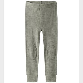Name It Leggings - Uld - Rib - Noos - NmnWax - Dried Sage