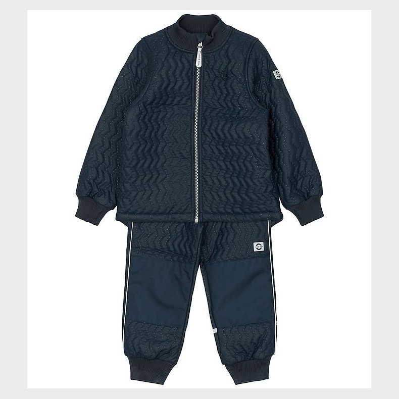 Mikk-Line Termotj m. Fleece - Duvet - Coated - Blue Nights