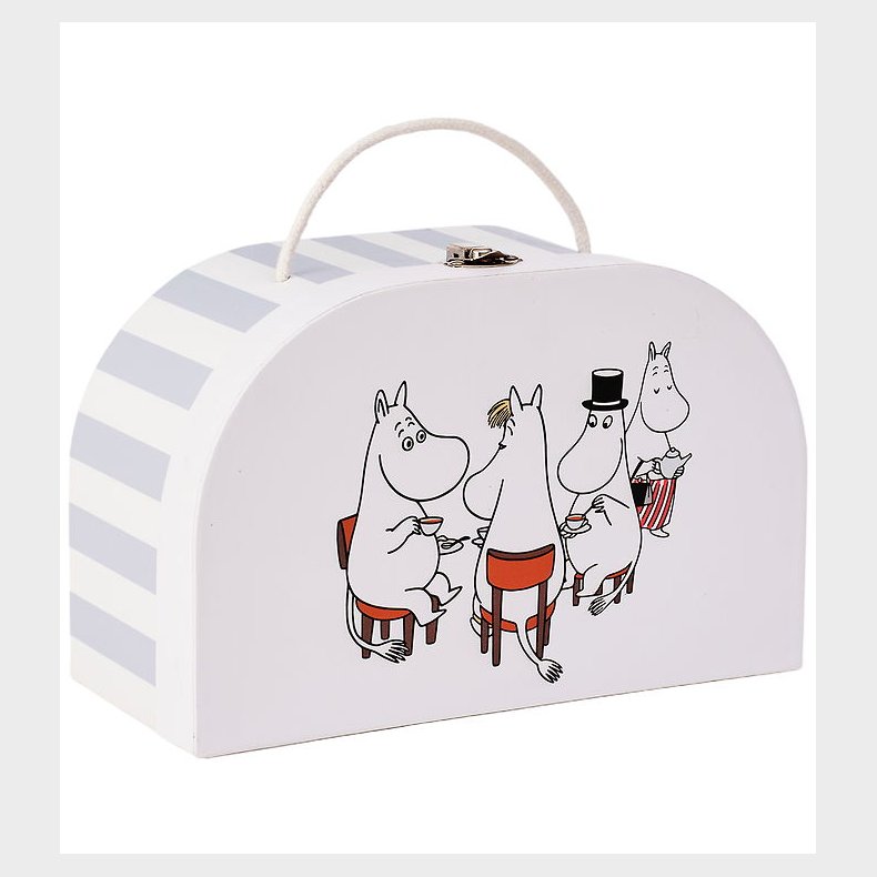 Kids Concept Kuffert - Mumin - Hvid/Bl