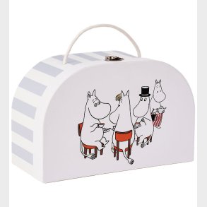 Kids Concept Legekuffert - Hvid/Bl� m. Mumitrolde