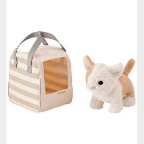 Kids Concept Kat m. Taske - Beige/Hvid