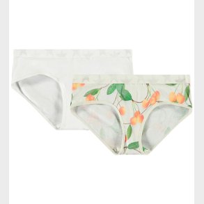 Molo Trusser - 2-pak - Jana - Cherries White