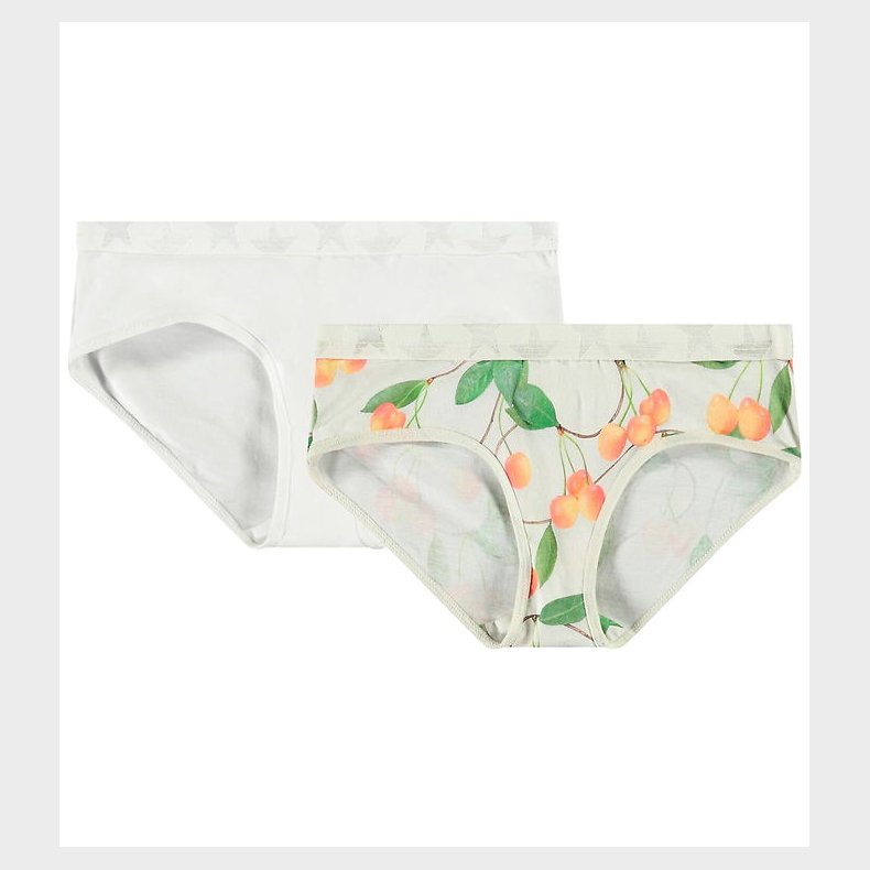 Molo Trusser - 2-pak - Jana - Cherries White