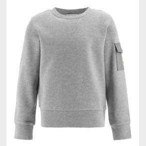 Moncler Sweatshirt - Grmeleret m. Lomme