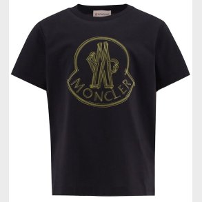 Moncler T-shirt - Sort m. Print