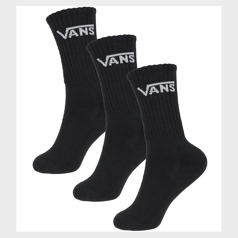 Vans Strmper - 3-pak - Sort m. Hvid