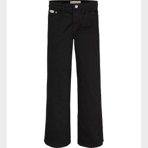 Calvin Klein Bukser - Cotton Sateen - Ck Black