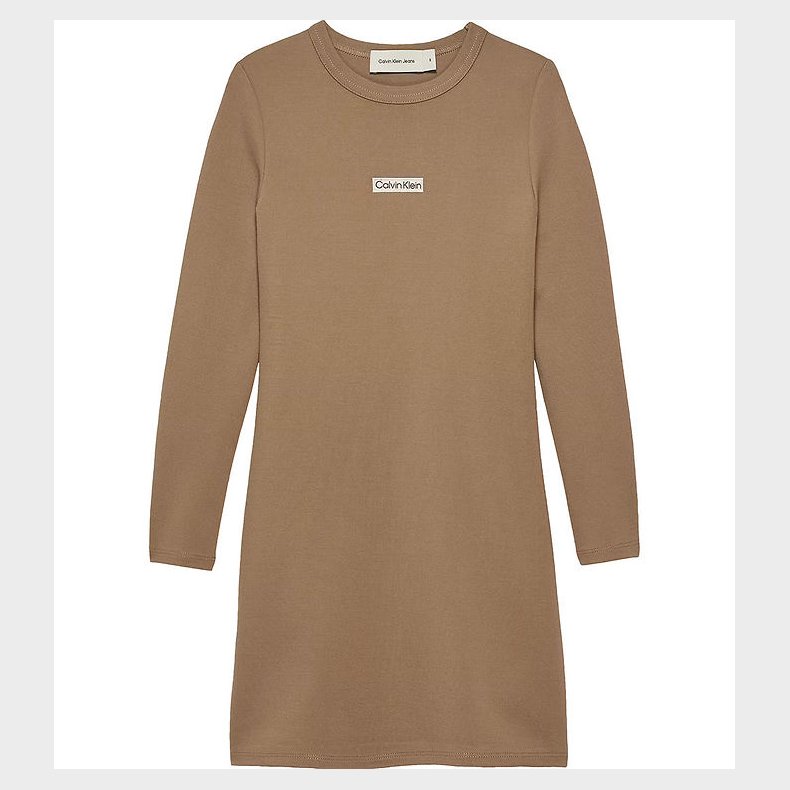 Calvin Klein Kjole - Punto - Woodsmoke Brown