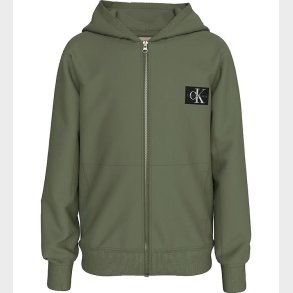 Calvin Klein Cardigan - Badge - Thyme Green