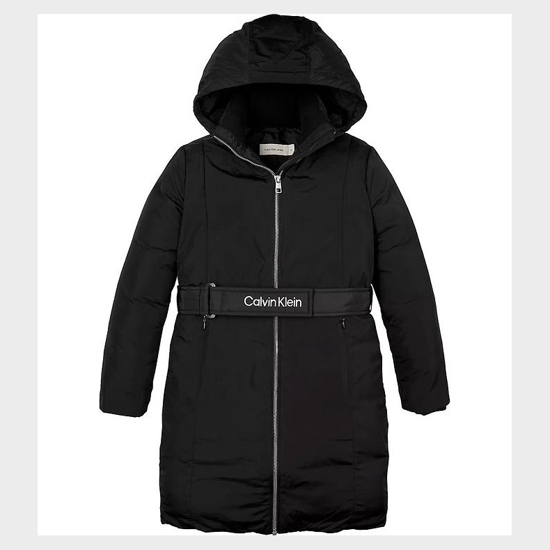 Calvin Klein Dynefrakke m. Blte - Ck Black