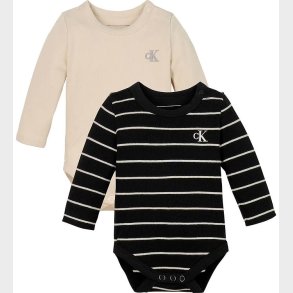 Calvin Klein Body l/ - Rib - 2-Pak - Ck Black/White Cap