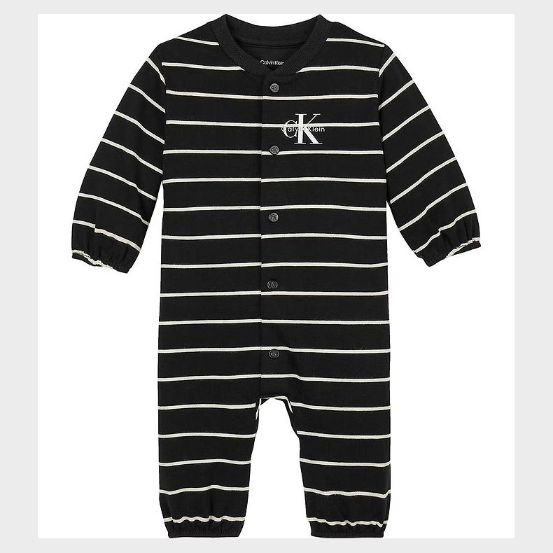 Calvin Klein Heldragt - Sweat - Monogram - Ck Black/Whitecap Gra