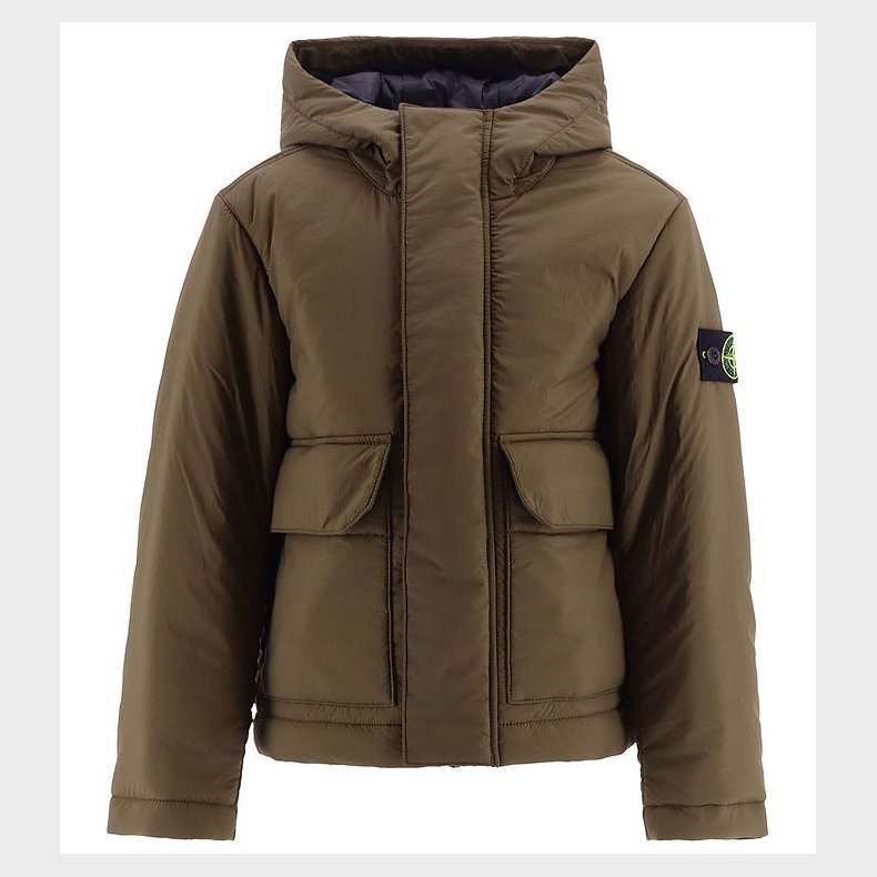 Stone Island Dyneakke - Short Parka - Military Green