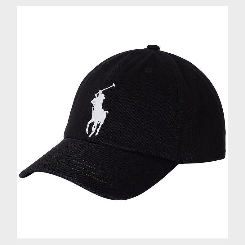 Polo Ralph Lauren Kasket - Sort m. Hvid
