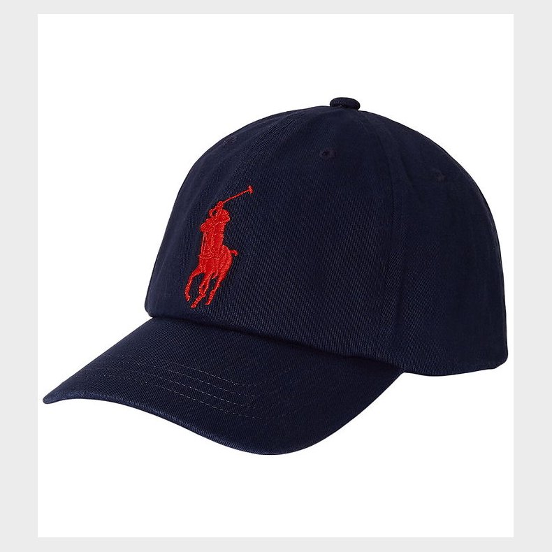 Polo Ralph Lauren Kasket - Navy /Rd m. Logo