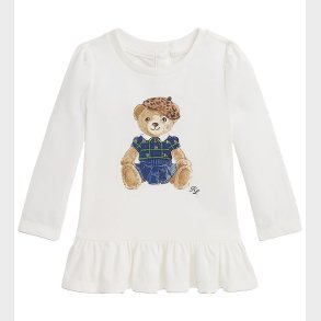 Polo Ralph Lauren Bluse - Hvid m. Bamse