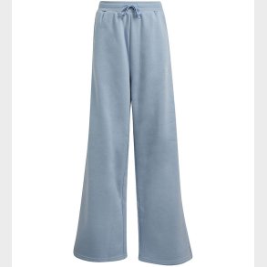adidas Originals Sweatpants - Wide Leg - Tactile Blue/Hvid