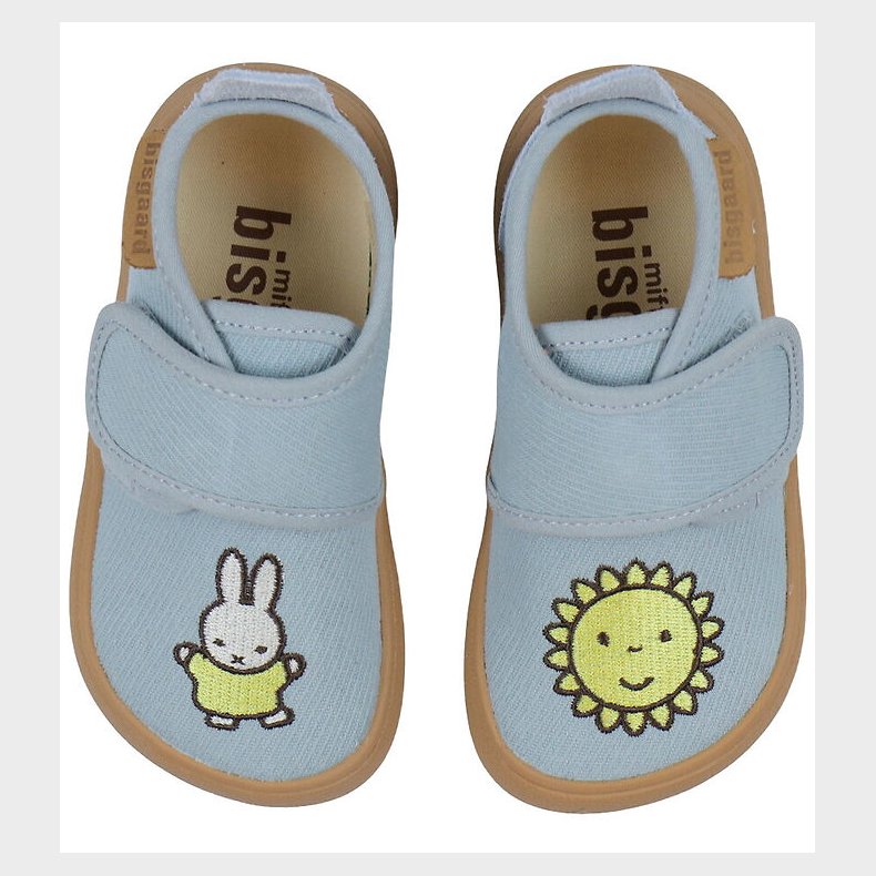 Bisgaard X Miffy Hjemmesko - Barefoot - Skyblue