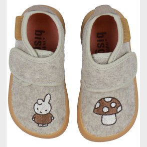 Bisgaard X Miffy Hjemmesko - Uld - Barefoot - Sand