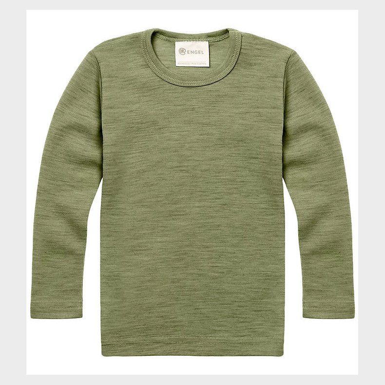 Engel Bluse - Uld - Sage Green Melange