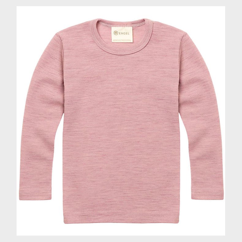 Engel Bluse - Uld - Rosewood Melange