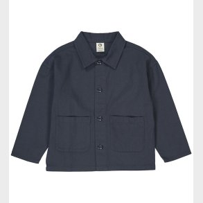 Msli Overshirt - Twill - Night Blue