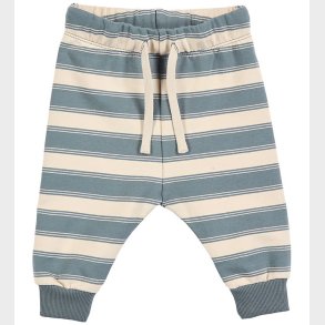 Msli Sweatpants - Stripe Baby - Oak/Stormy Blue