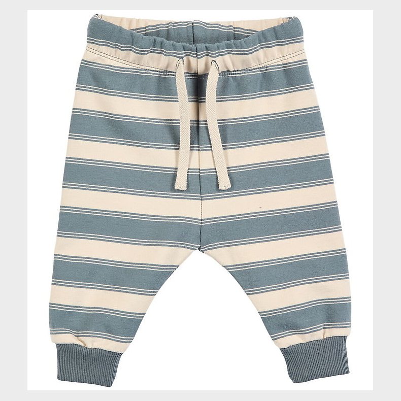 Msli Sweatpants - Stripe Baby - Oak/Stormy Blue