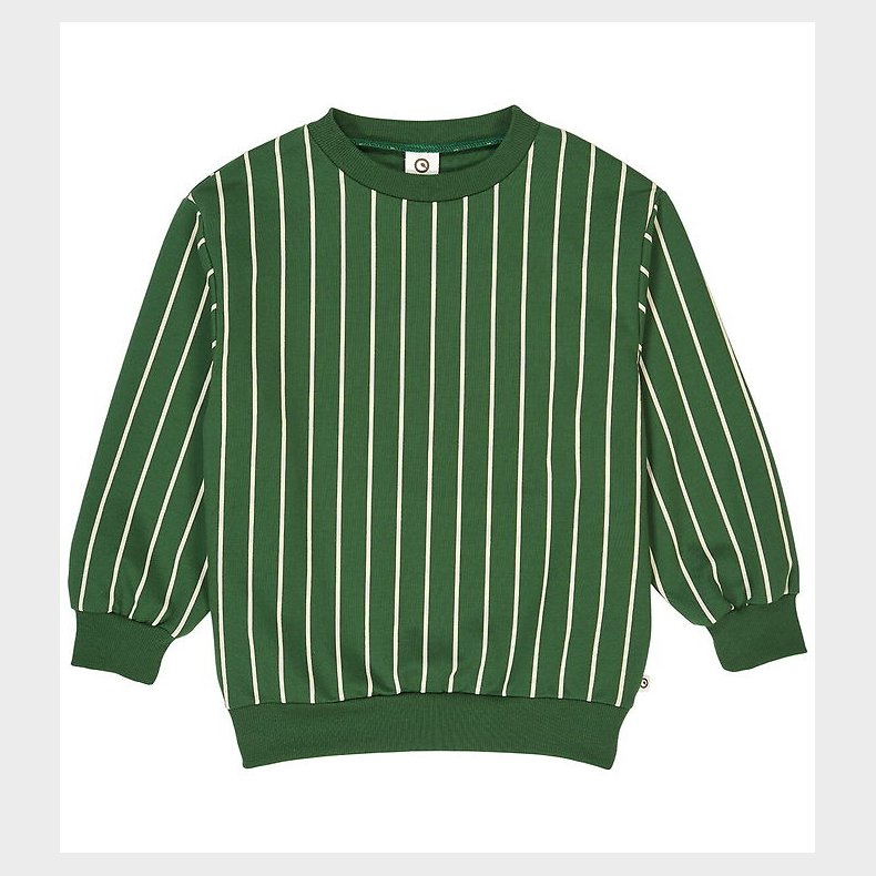 M�sli Sweatshirt - Pinestripe - Green Gables/Oak