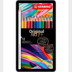 Stabilo Farveblyanter - Original Arty + - 12 stk - Multifarvet