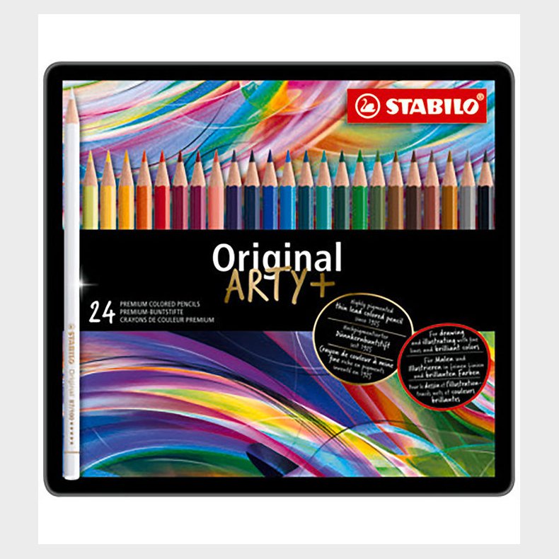 Stabilo Farveblyanter - Original Arty + - 24 stk - Multifarvet