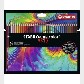 Stabilo Farveblyanter - Aquacolor Arty - 36 stk - Multifarvet