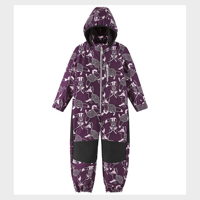 Reima Softshelldragt m. Fleece - Nurmes - Lilla m. Rve