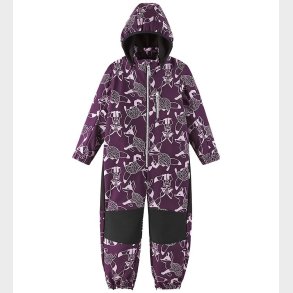 Reima Softshelldragt m. Fleece - Nurmes - Lilla m. Rve