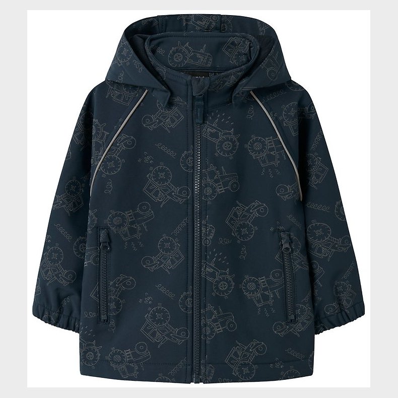 Name It Softshelljakke m. Fleece - NmmAlfa08 - Dark Sapphire