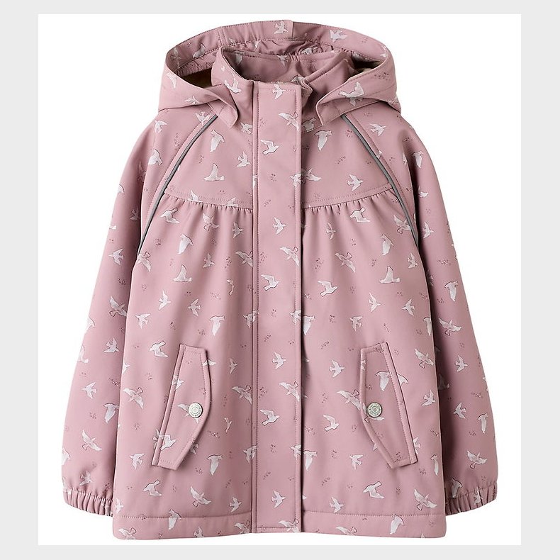 Name It Softshelljakke m. Fleece - NmfAlfa08 - Ashape - Woodrose